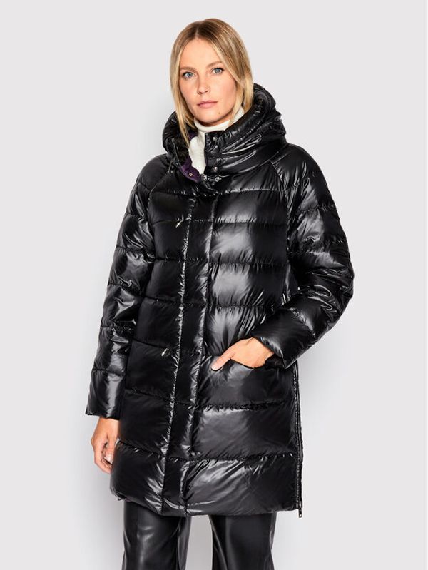 Diego M Diego M Пухено яке 22IP-R263 Черен Regular Fit