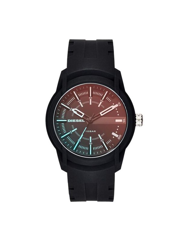 Diesel Diesel Часовник Armbar Silicone DZ1819 Черен