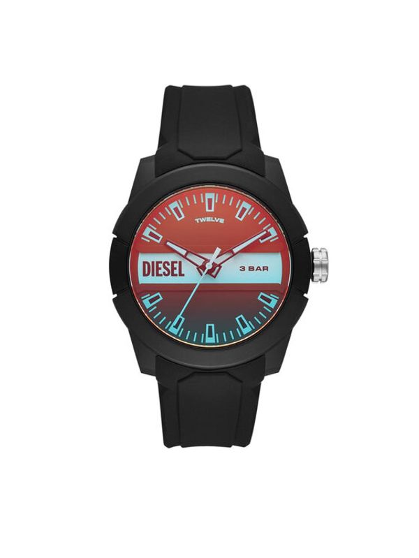 Diesel Diesel Часовник Double Up DZ1982 Черен