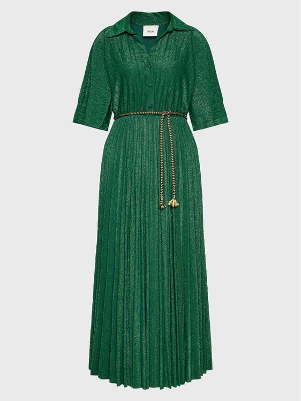 Dixie Dixie Ежедневна рокля A319U060 Зелен Regular Fit