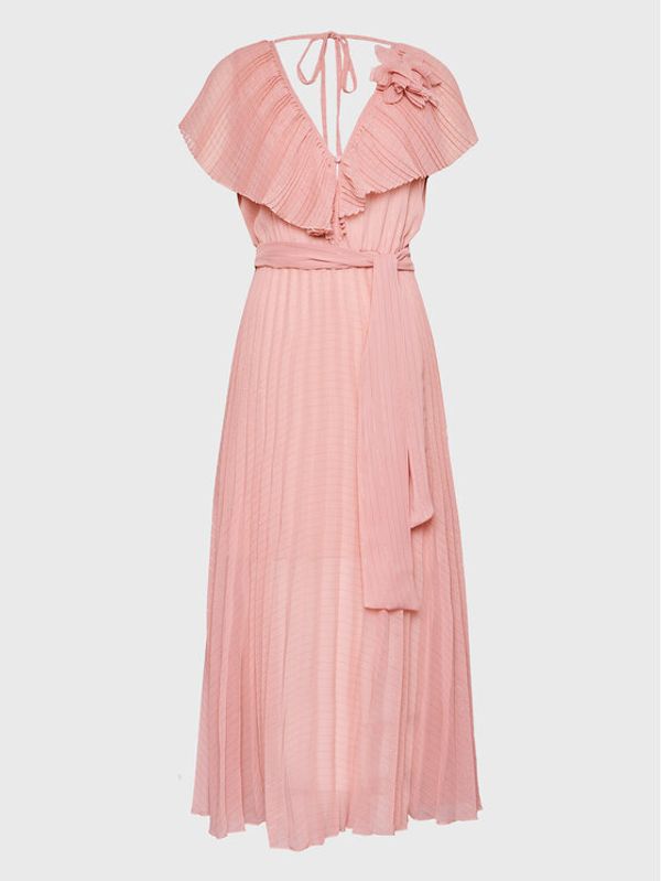 Dixie Dixie Коктейлна рокля A319V025A Розов Regular Fit