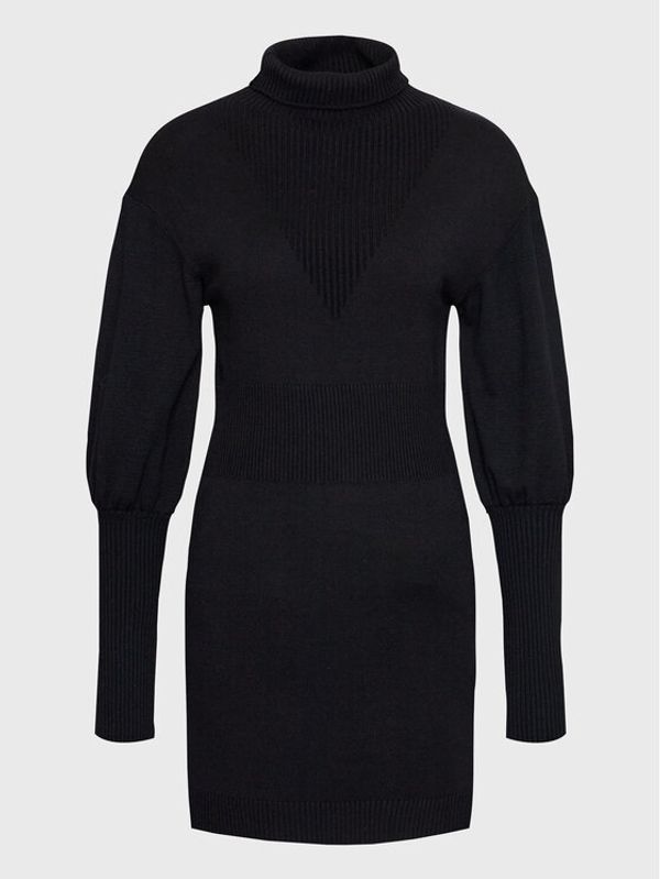 Dixie Dixie Плетена рокля A504U025A Черен Slim Fit