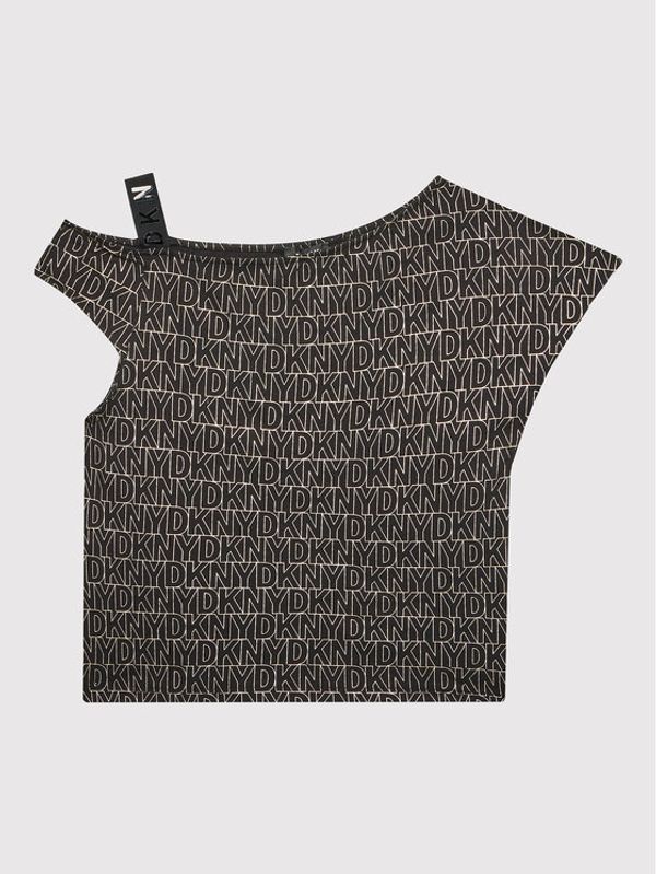 DKNY DKNY Блуза D35S05 S Черен Regular Fit