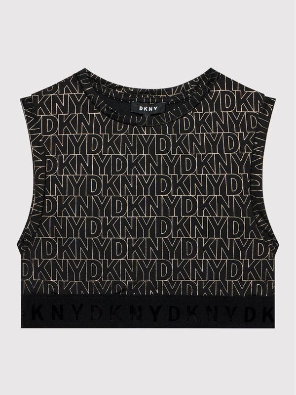 DKNY DKNY Блуза D35S25 S Черен Regular Fit