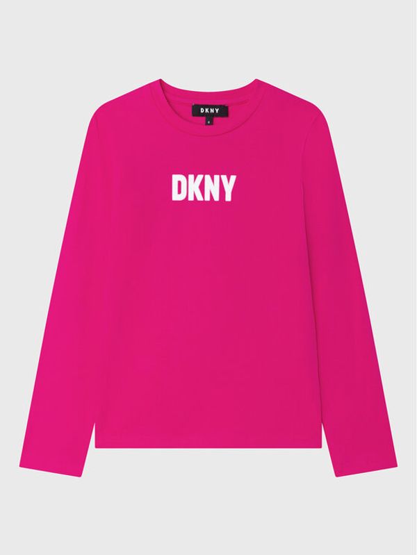 DKNY DKNY Блуза D35S32 M Розов Regular Fit
