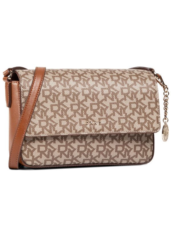 DKNY DKNY Дамска чанта Bryant Md Flap Cbody R82EJ467 Кафяв