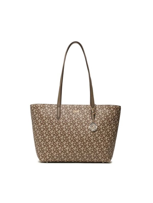DKNY DKNY Дамска чанта Bryant Md Zip Tote R74AJ014 Бежов