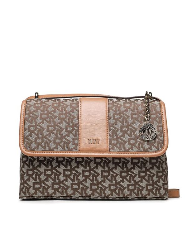 DKNY DKNY Дамска чанта Bryant Park Flap Cbo R31EFW82 Кафяв