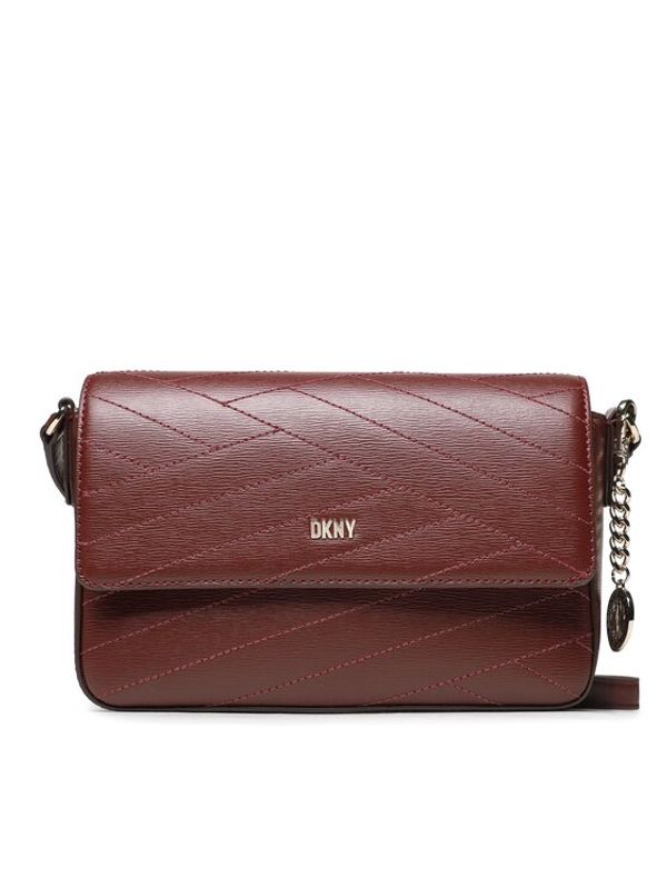DKNY DKNY Дамска чанта Bryant Park Md Flap R31EN467 Бордо