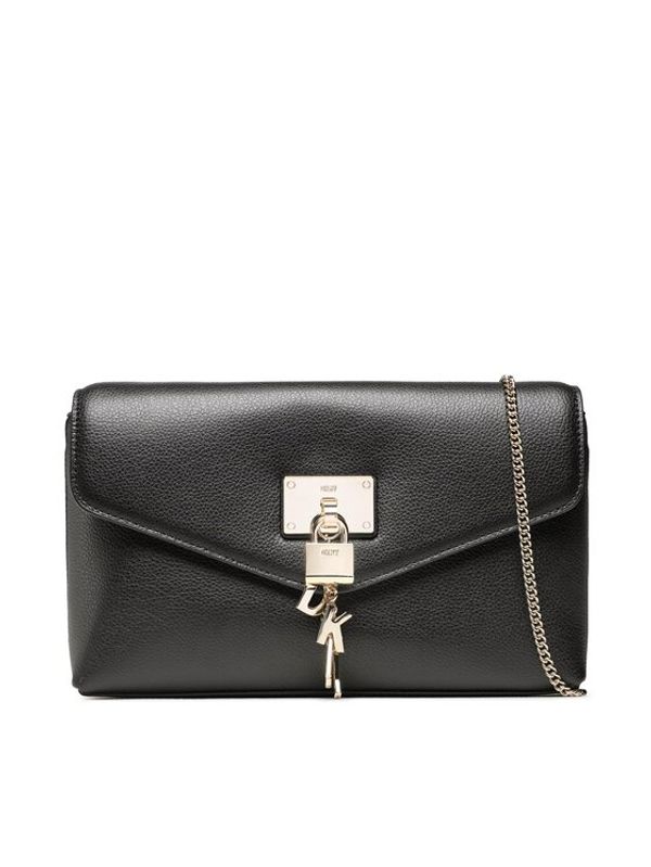 DKNY DKNY Дамска чанта Elissa Chain Clutch R24GHV17 Черен