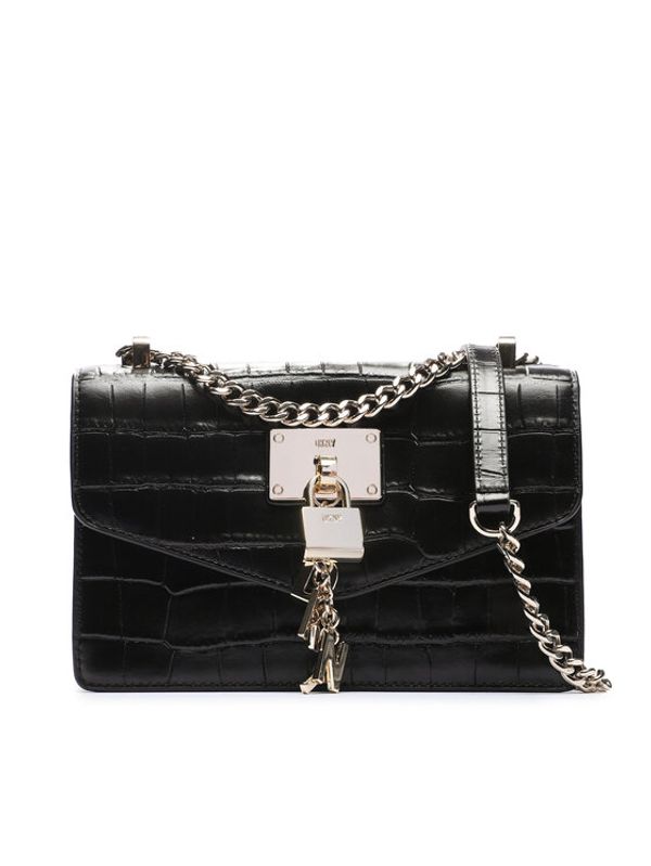 DKNY DKNY Дамска чанта Elissa Sm Flap Shoul R333PC81 Черен