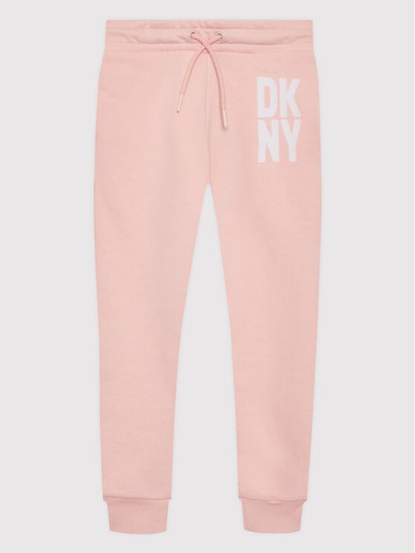 DKNY DKNY Долнище анцуг D34A70 S Розов Regular Fit