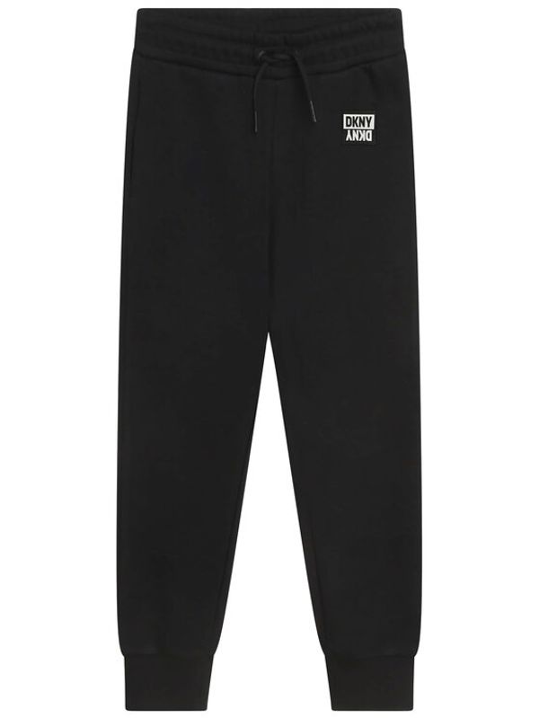 DKNY DKNY Долнище анцуг D34A85 D Черен Regular Fit