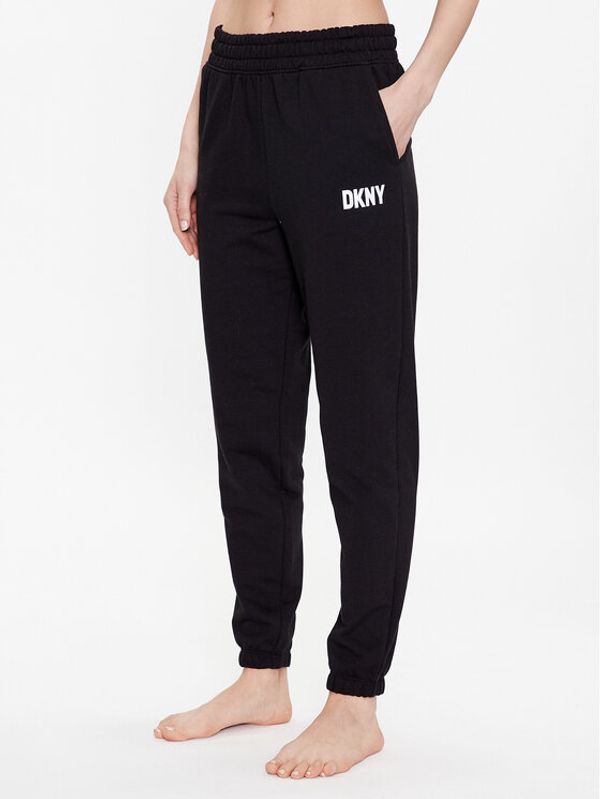 DKNY DKNY Долнище анцуг YI2822629 Черен Regular Fit