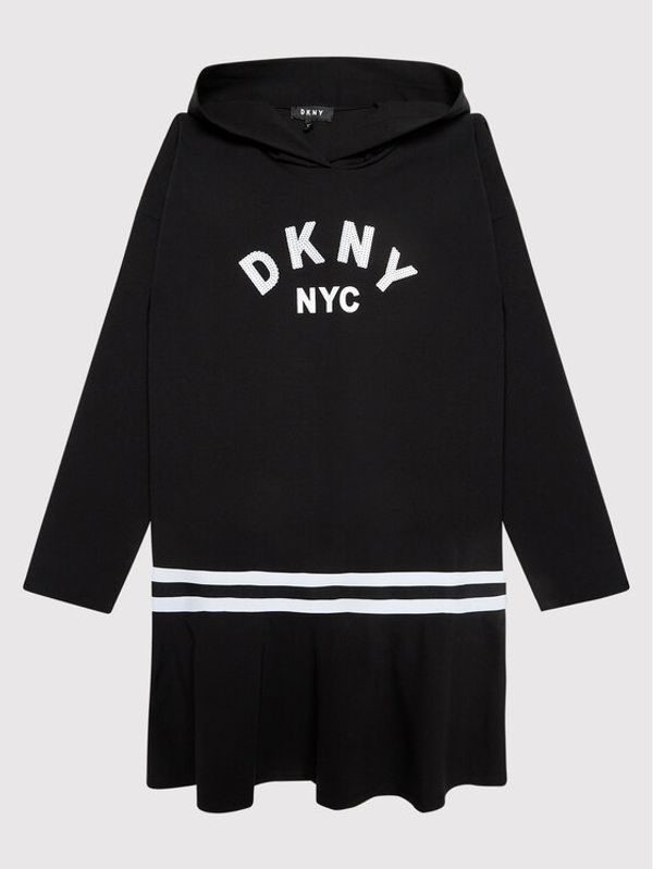 DKNY DKNY Ежедневна рокля D32804 D Черен Regular Fit