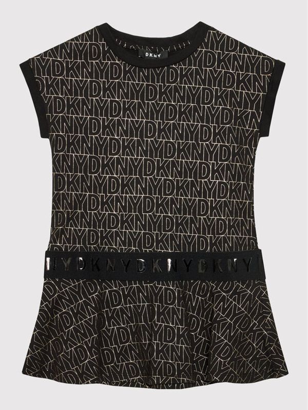 DKNY DKNY Ежедневна рокля D32826 S Черен Regular Fit