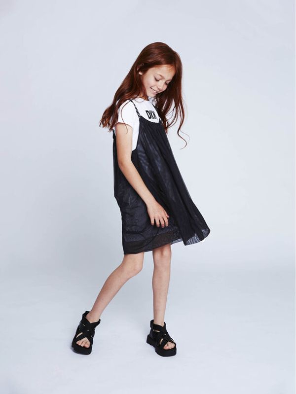 DKNY DKNY Ежедневна рокля D32872 S Черен Regular Fit