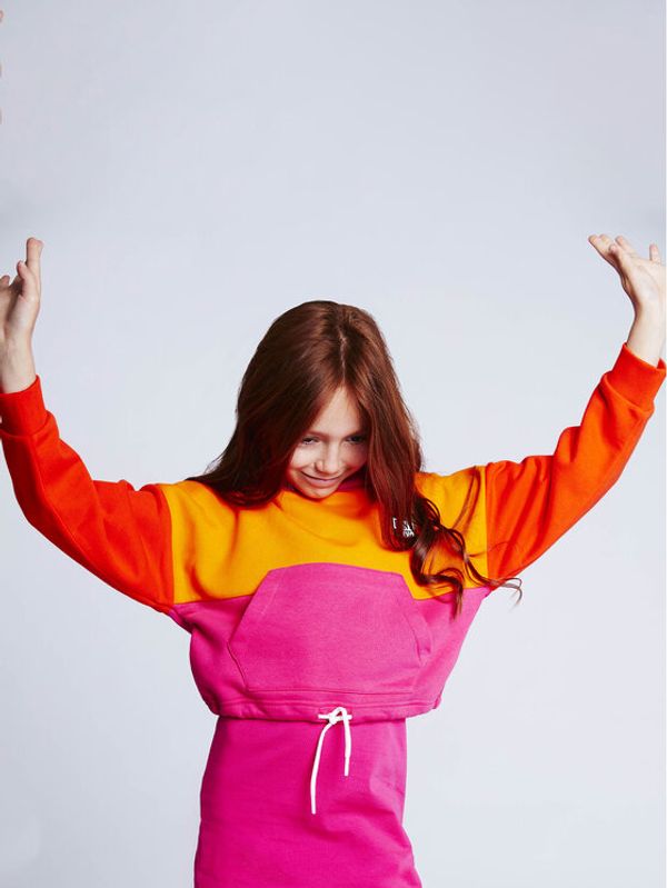 DKNY DKNY Ежедневна рокля D32879 D Розов Regular Fit