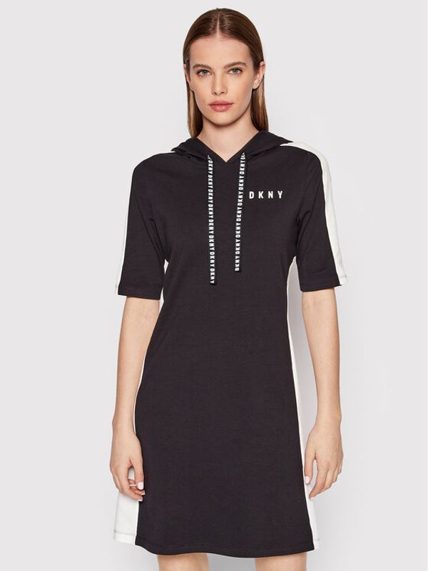 DKNY DKNY Ежедневна рокля DD2AN06A Черен Regular Fit