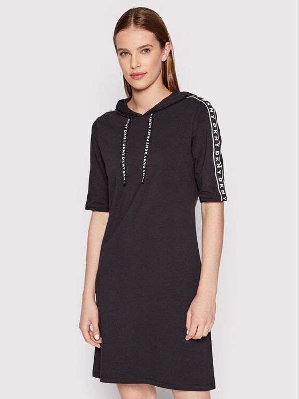 DKNY DKNY Ежедневна рокля DD2AN706 Черен Regular Fit