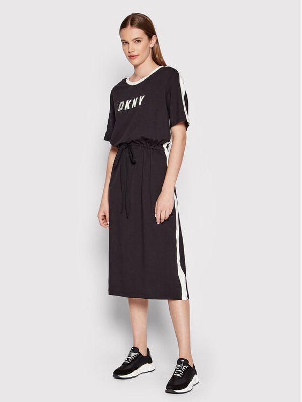 DKNY DKNY Ежедневна рокля DD2ANO8A Черен Regular Fit