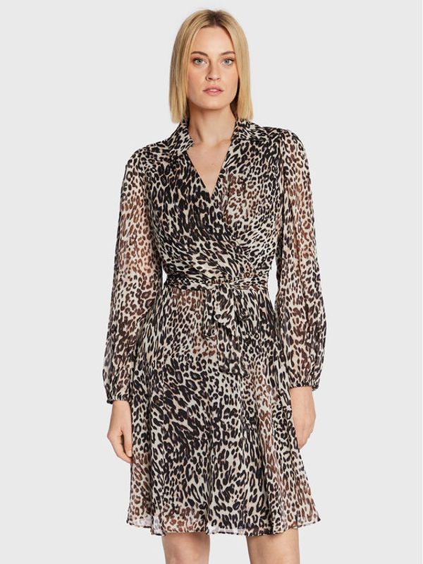 DKNY DKNY Ежедневна рокля DD2G6447 Бежов Regular Fit