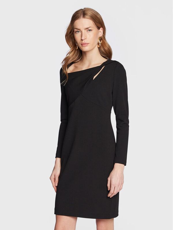 DKNY DKNY Ежедневна рокля DD2J141A Черен Regular Fit