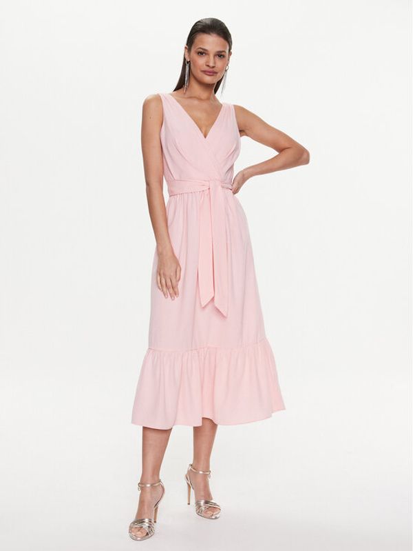 DKNY DKNY Ежедневна рокля DD3BR685 Розов Regular Fit