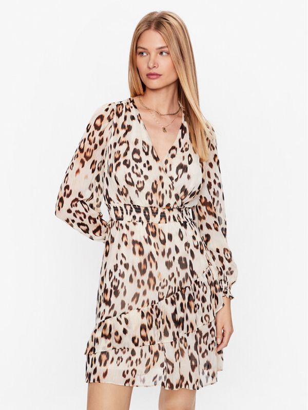 DKNY DKNY Ежедневна рокля DD3F6583 Бежов Regular Fit