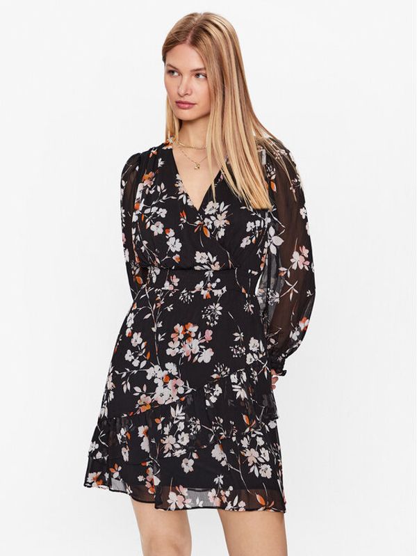 DKNY DKNY Ежедневна рокля DD3FI583 Черен Regular Fit