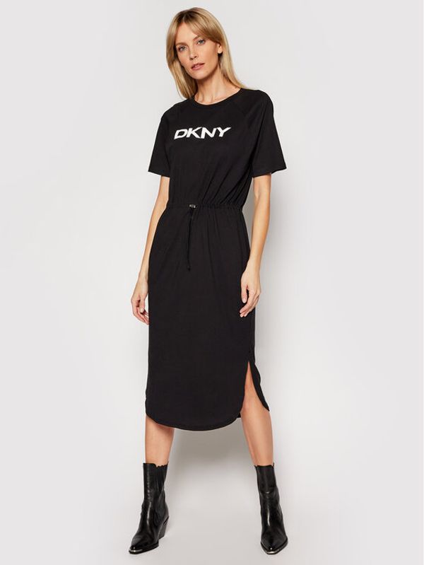 DKNY DKNY Ежедневна рокля P1BD7EGQ Черен Regular Fit
