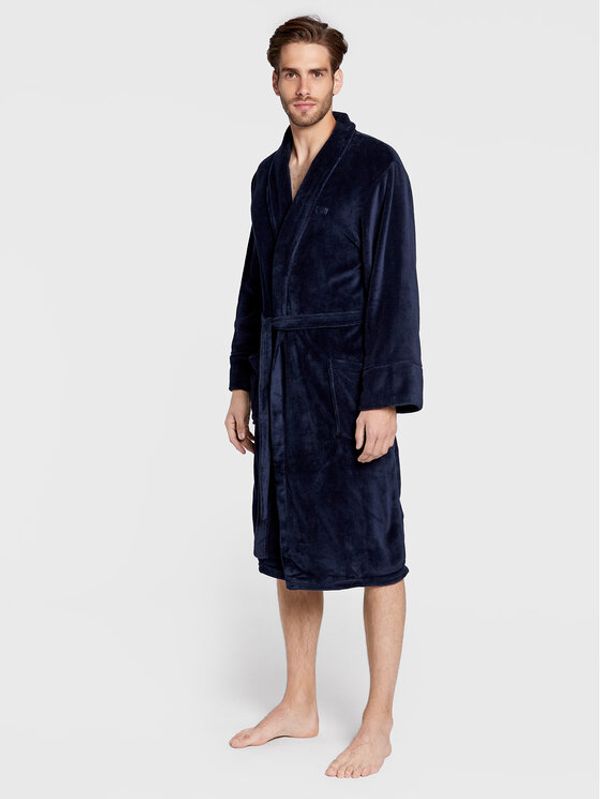 DKNY DKNY Халат 6790 Тъмносин Regular Fit