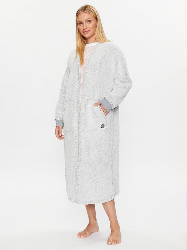 DKNY DKNY Халат YI2222599 Сив Regular Fit