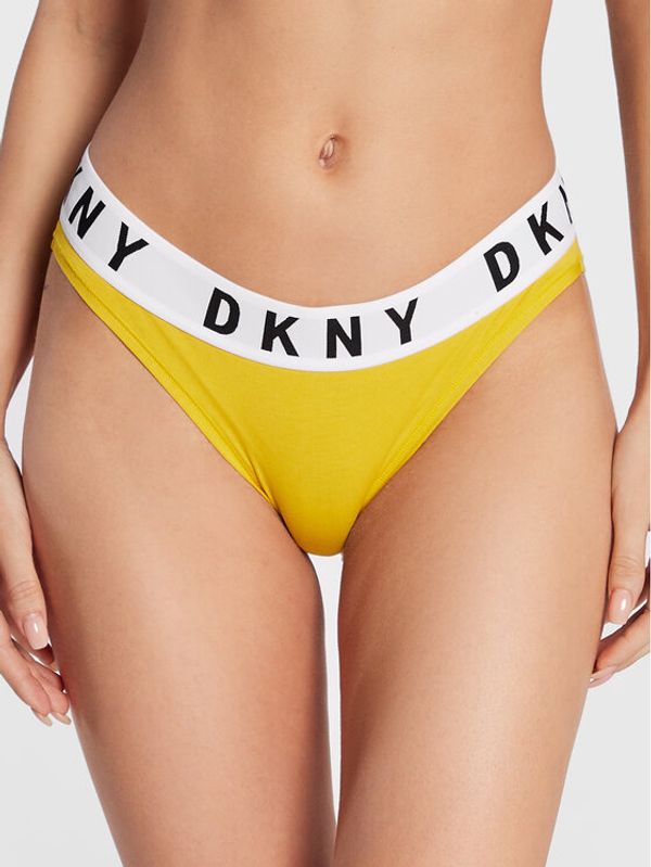 DKNY DKNY Класически дамски бикини DK4513 Жълт