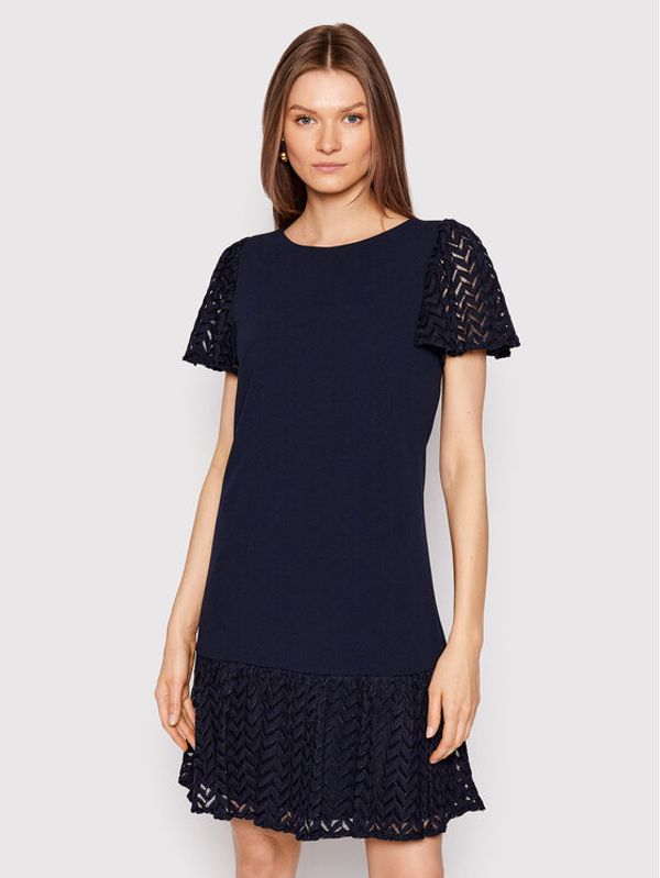 DKNY DKNY Коктейлна рокля DD2B1761 Тъмносин Regular Fit