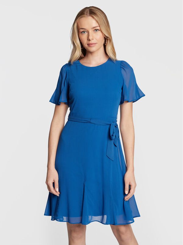 DKNY DKNY Коктейлна рокля DD2EI956 Син Regular Fit