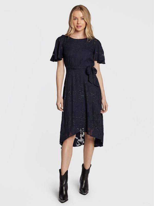 DKNY DKNY Коктейлна рокля DD2FA664 Тъмносин Regular Fit