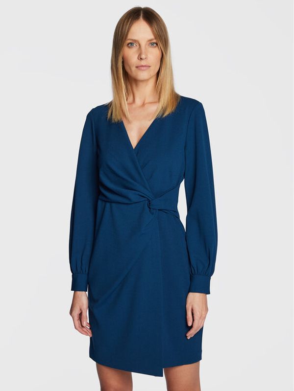 DKNY DKNY Коктейлна рокля DD2H2020 Син Regular Fit