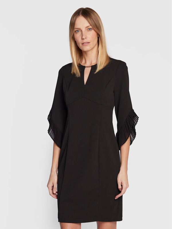 DKNY DKNY Коктейлна рокля DD2J2249 Черен Regular Fit