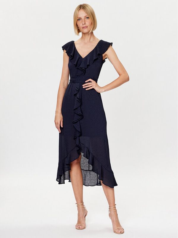 DKNY DKNY Коктейлна рокля DD3CI278 Тъмносин Regular Fit