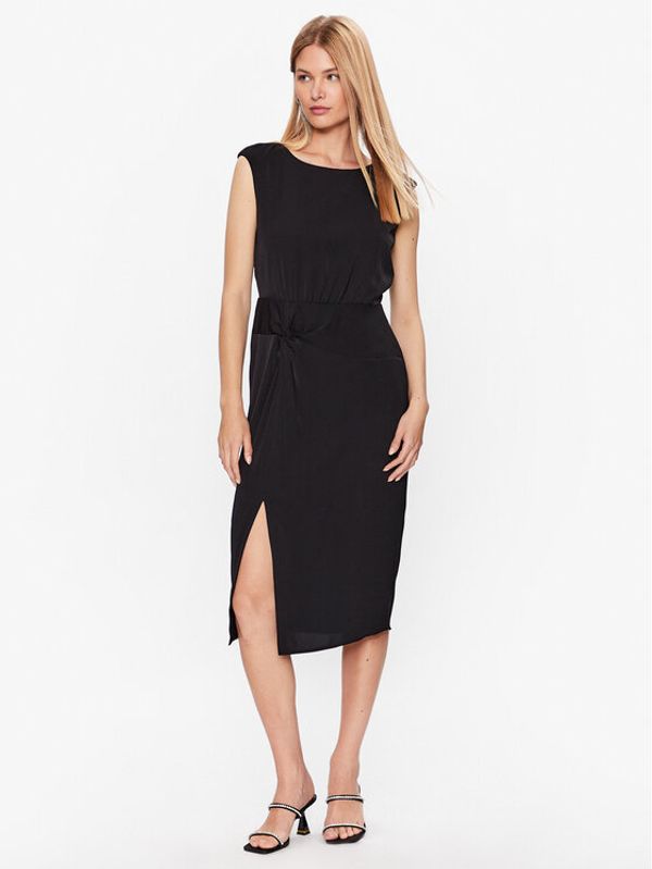 DKNY DKNY Коктейлна рокля DD3E2011 Черен Regular Fit