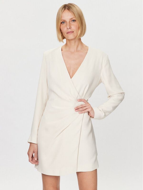 DKNY DKNY Коктейлна рокля P3ABNQ98 Бял