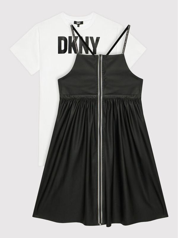 DKNY DKNY Комплект 2 рокли D32845 S Черен Regular Fit