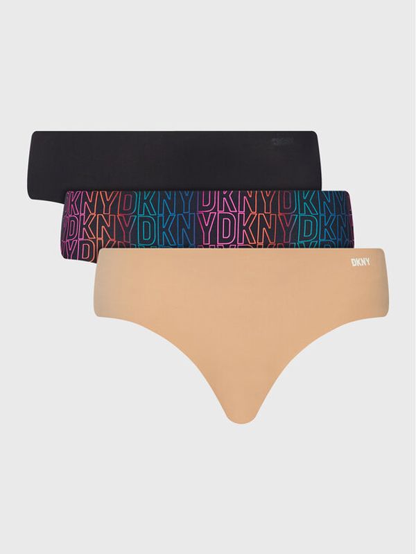 DKNY DKNY Комплект 3 чифта класически бикини DK5028BP3 Цветен