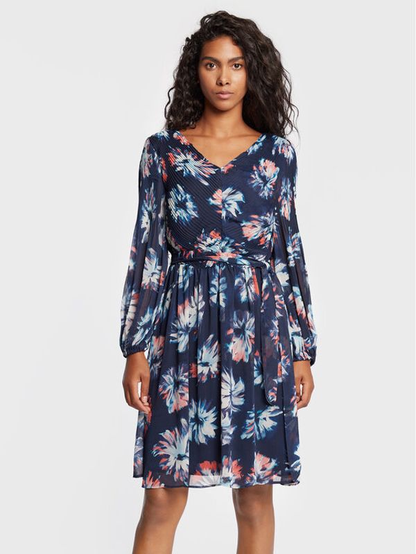 DKNY DKNY Лятна рокля DD2FI910 Тъмносин Regular Fit