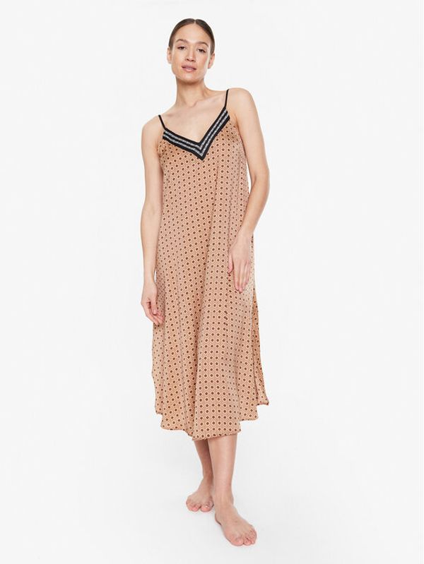 DKNY DKNY Нощница YI2022661 Кафяв Regular Fit