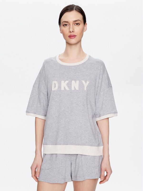 DKNY DKNY Пижама YI3919259 Сив Regular Fit