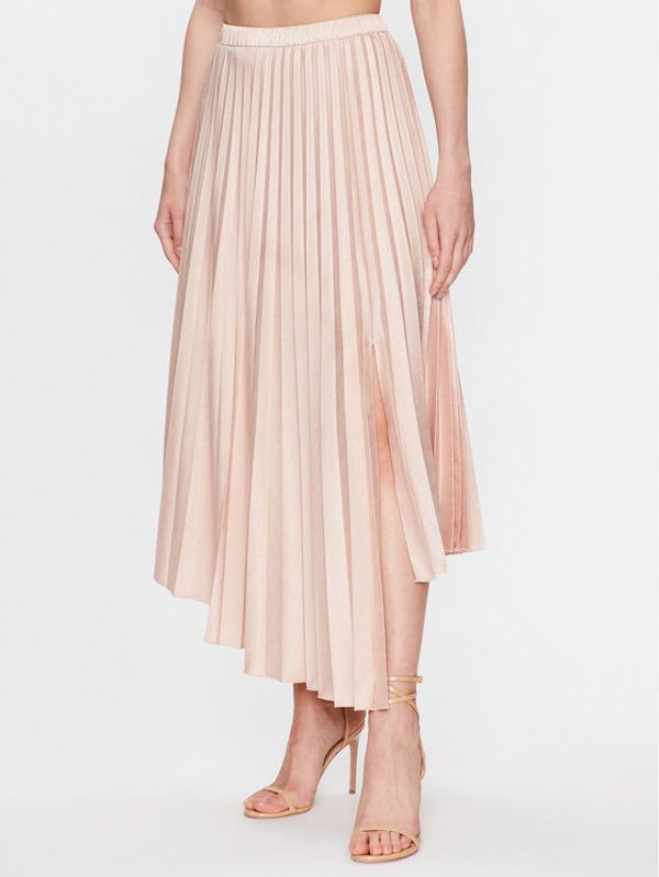 DKNY DKNY Плисирана пола P3ANTQBW Златист