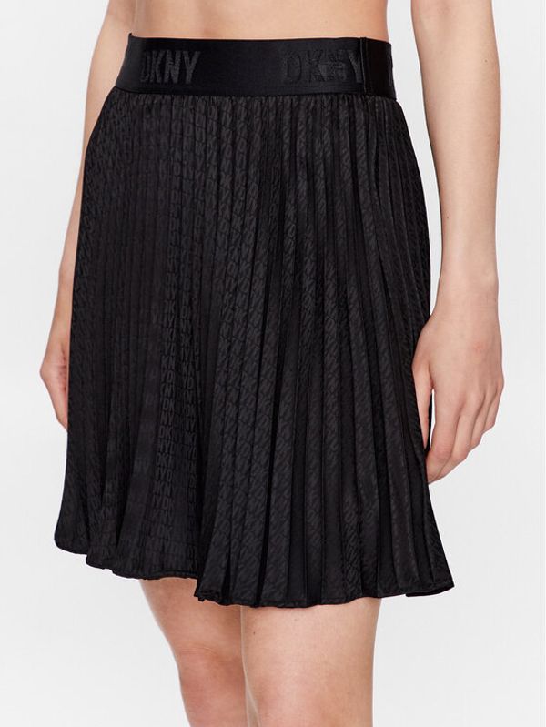 DKNY DKNY Плисирана пола P3ANUO53 Черен