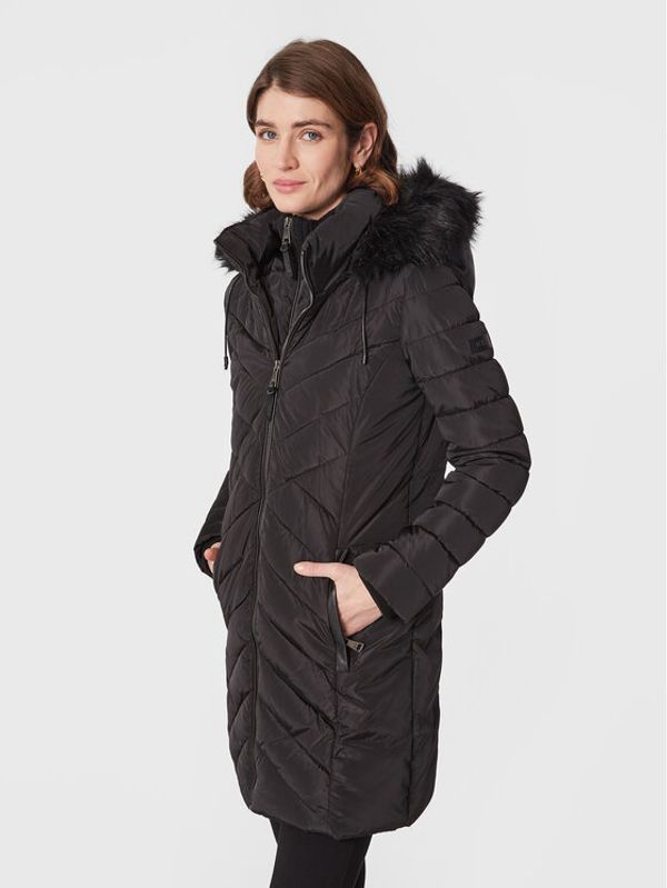 DKNY DKNY Пухено яке DL2MPE70 Черен Regular Fit